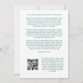 Glamorous Simple Enchanting & Delicate Minimalist  セーブザデート (裏面)