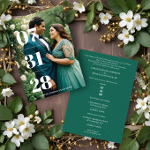 Glamorous Simple Enchanting & Delicate Minimalist  招待状