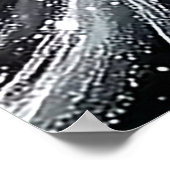 Glamorous Sparkle Lady in Red Hat ポスター (角)