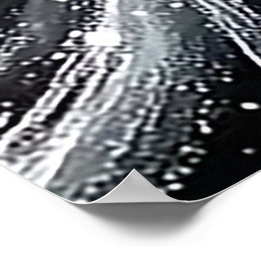 Glamorous Sparkle Lady in Red Hat ポスター (角)