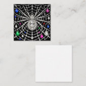 Glamorous Spider Bejewelled Diamond design  ノートカード (正面/裏面)