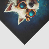 Glamorous Steampunk Westie Dog EZ6L Decoupage 薄葉紙 (詳細)