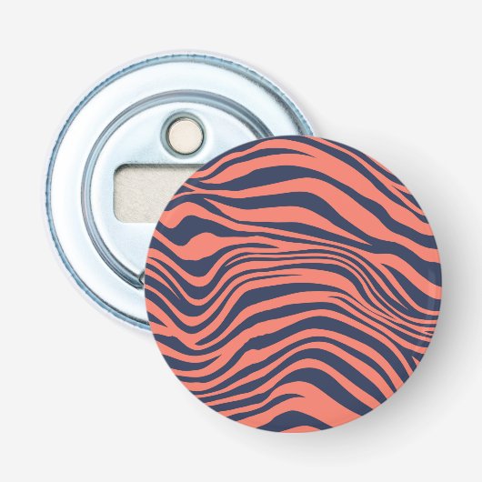 Glamorous Tiger Stripes Animal Print 栓抜き (正面)