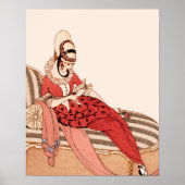 Glamorous Vintage Fashion Gerda Wegener ポスター (正面)