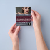 Glamoulous Model、Modeling Agency、Model Agent チラシ (手)