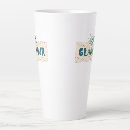 Glamour カフェラテマグ (正面)