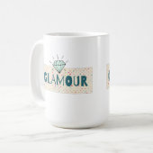 Glamour コーヒーマグカップ (正面左)