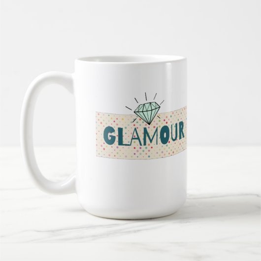 Glamour コーヒーマグカップ (左)