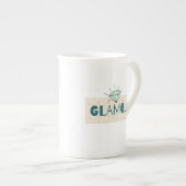 Glamour ボーンチャイナマグカップ (正面右)