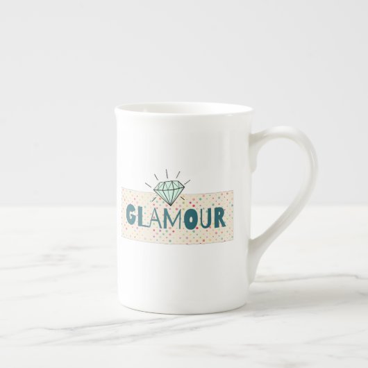 Glamour ボーンチャイナマグカップ (右)