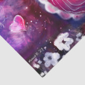 Glamour Bunny Rabbit Whimsical Floral Decoupage 薄葉紙 (詳細)