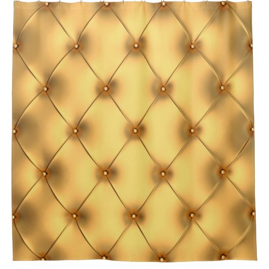 Glamour golden  interior decorating background シャワーカーテン (正面)