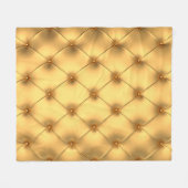 Glamour golden  interior decorating background フリースブランケット (正面(横))