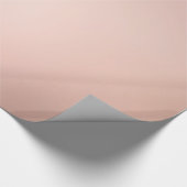 Glamour Rose Gold Metallic Look Glossy Gift ラッピングペーパー (角)