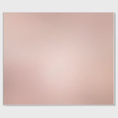 Glamour Rose Gold Metallic Look Glossy Gift ラッピングペーパー (フラット)