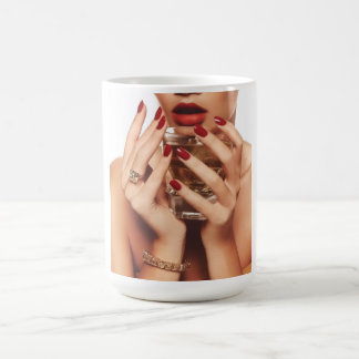 Glamour Sip: High-Fashion Aesthetic Ceramic Mug コーヒーマグカップ