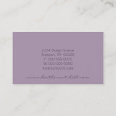 Glamourus Chic名刺（紫） 名刺 (裏面)