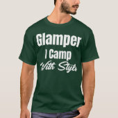 Glamper I Camp With Style Hiker Adventure Smores b Tシャツ (正面)