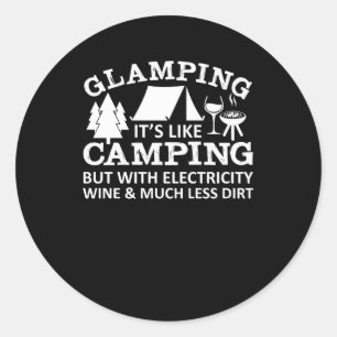 Glampingはキャンプの電気のワインを好みます ラウンドシール