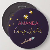 glampingパーティーID 缶バッジ (正面&裏面)