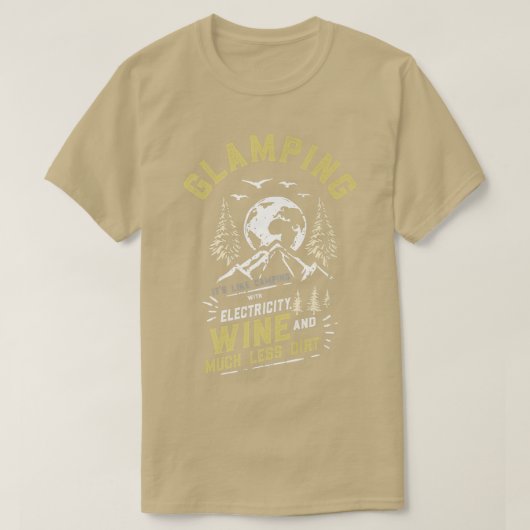 Glamping定義Glamperキャンピングスパークのような Tシャツ (デザイン正面)