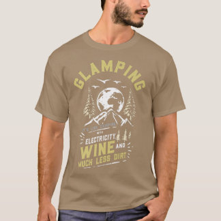 Glamping定義Glamperキャンピングスパークのような Tシャツ