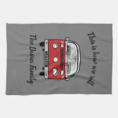 Glamping Camperのアクセサリーこれは私たちの転が方法です キッチンタオル (横)