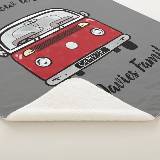 Glamping Camperのアクセサリーこれは私たちの転が方法です シェルパブランケット (3/4)