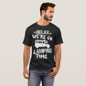 Glamping Camper Camping Tシャツ (正面フル)