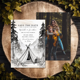 Glamping Camping Mountain Forest Photo 結婚's セーブザデート