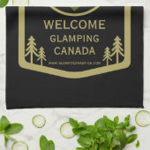 Glamping Canadaビジネス キッチンタオル (折り畳み)