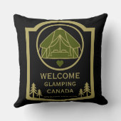 Glamping Canadaビジネス クッション (裏面)