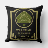 Glamping Canadaビジネス クッション (正面)