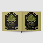 Glamping Canadaビジネス ゲストブック (全面)