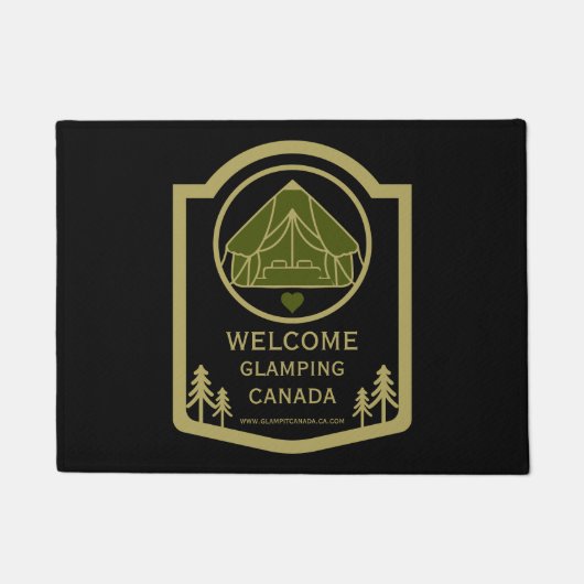 Glamping Canadaビジネス ドアマット (正面)