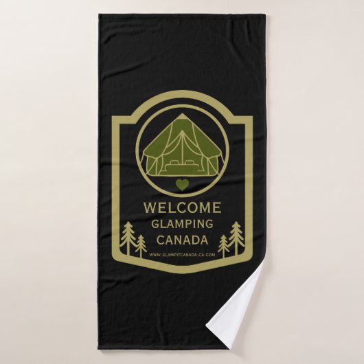 Glamping Canadaビジネス バスタオル (バスタオル)