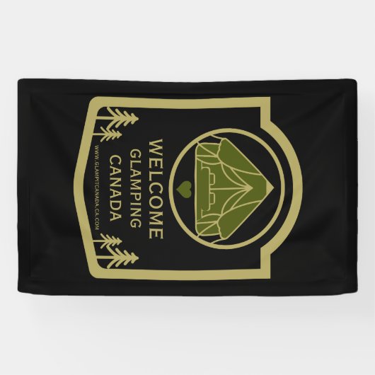 Glamping Canadaビジネス 横断幕 (横)