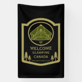 Glamping Canadaビジネス 横断幕 (縦)