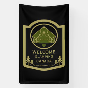 Glamping Canadaビジネス 横断幕