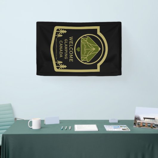 Glamping Canadaビジネス 横断幕 (トレードショー)