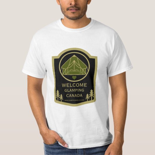 Glamping Canadaビジネス Tシャツ (正面)