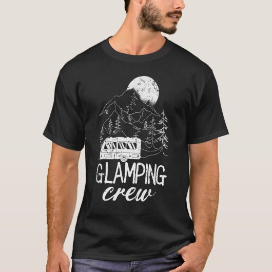 Glamping Crew Luxury Camping Trip Matching Family  Tシャツ (正面)