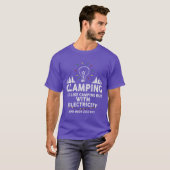 Glamping Definition Glamper Its Like Camping Spark Tシャツ (正面フル)