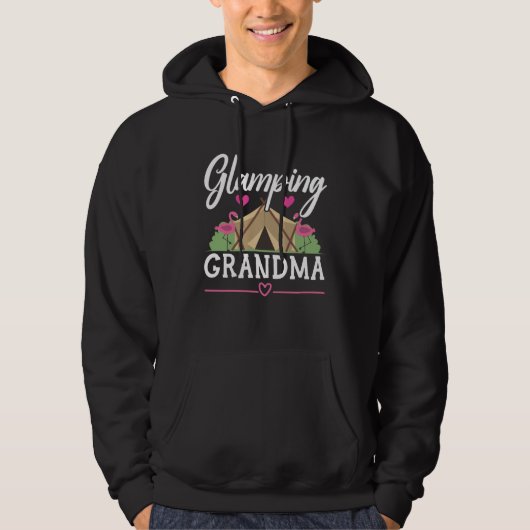 Glamping Grandma Grandmother Granny Grandparents D パーカ (正面)