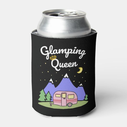 Glamping Queen Caravanning RVキャンパートレーラー 缶クーラー (缶正面)