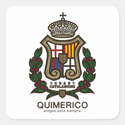 GLAN CATALANISMOシール スクエアシール (正面)