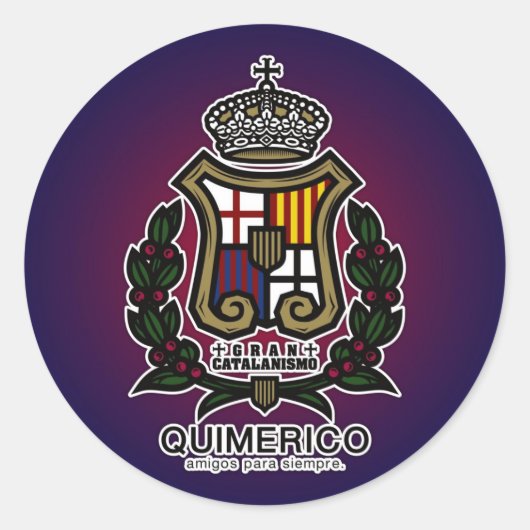 GLAN CATALANISMOシール ラウンドシール (正面)