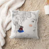 Glance Sketch -ポートレート クッション (ブランケット)