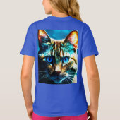 Glare of the Night - Kids Basic Cat Tシャツ (裏面)