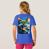 Glare of the Night - Kids Basic Cat Tシャツ (裏面フル)